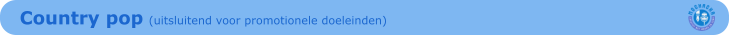 Country pop (uitsluitend voor promotionele doeleinden)